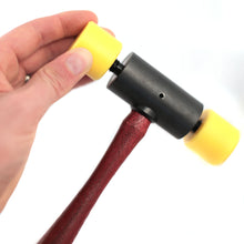 Replaceable Tip Hammer with Hickory Handle & UHMW Polyethylene Tips